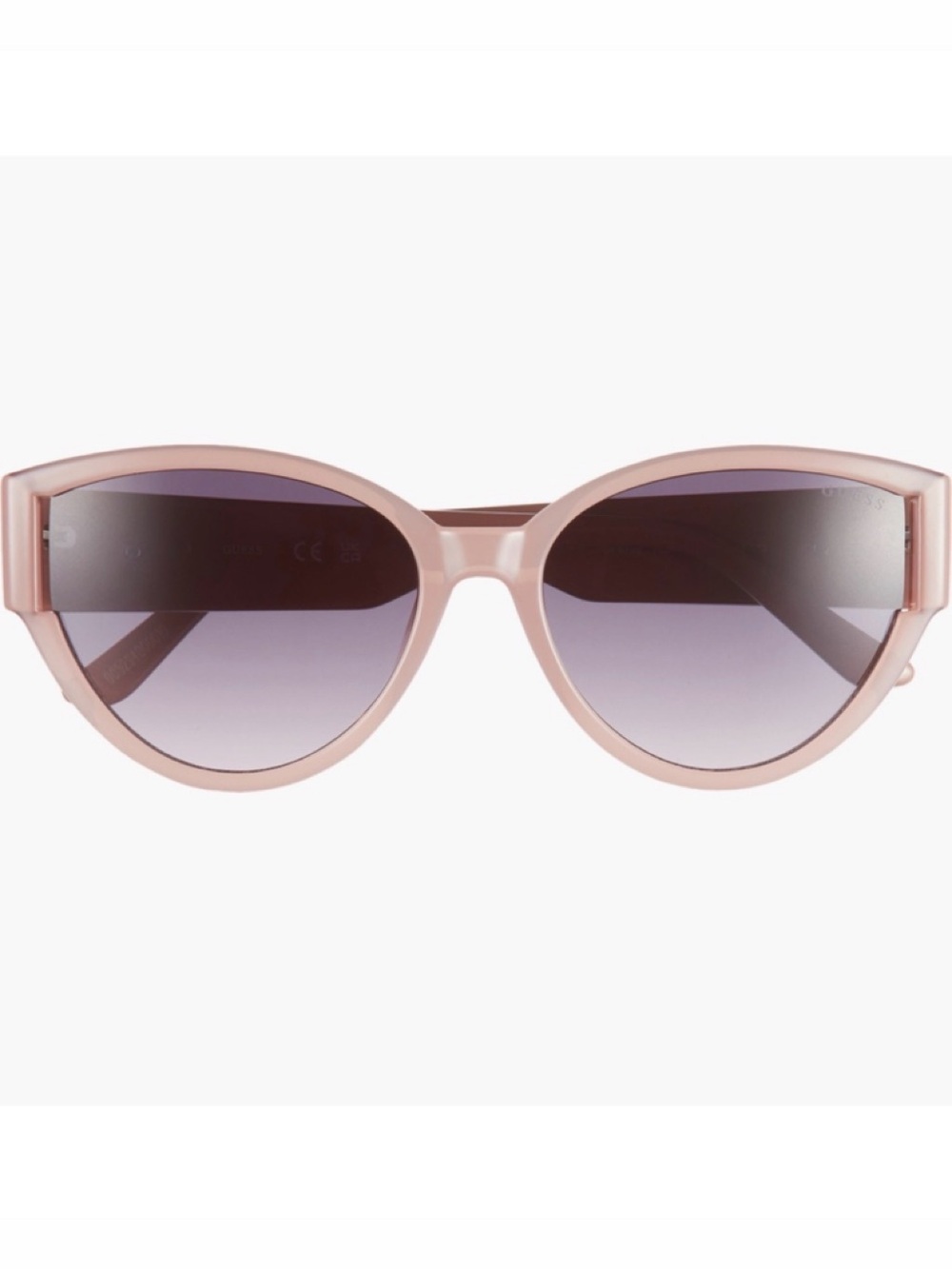 😎 NWT GUESS Pink Cat Eye Sunglasses
